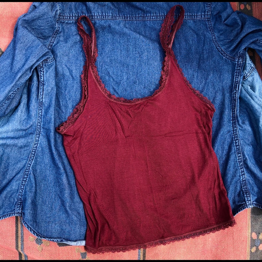Soft 🐰 Burgundy Tank • Small